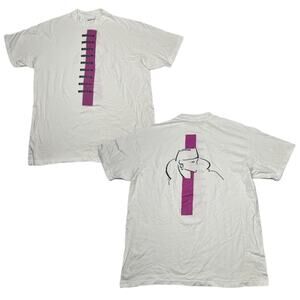 Vintage 90s Gantos Fashion Promo Tee T-Shirt Single Stitch White Adult XL